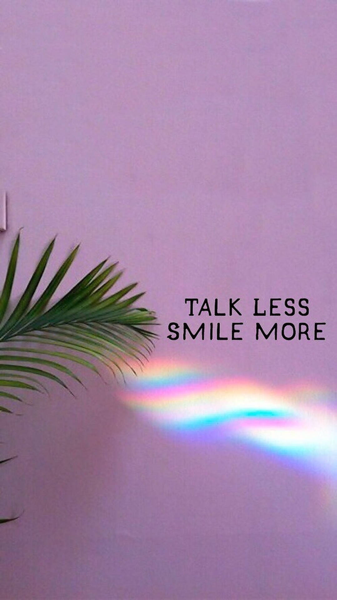 Talk Less Aesthetic Words Background