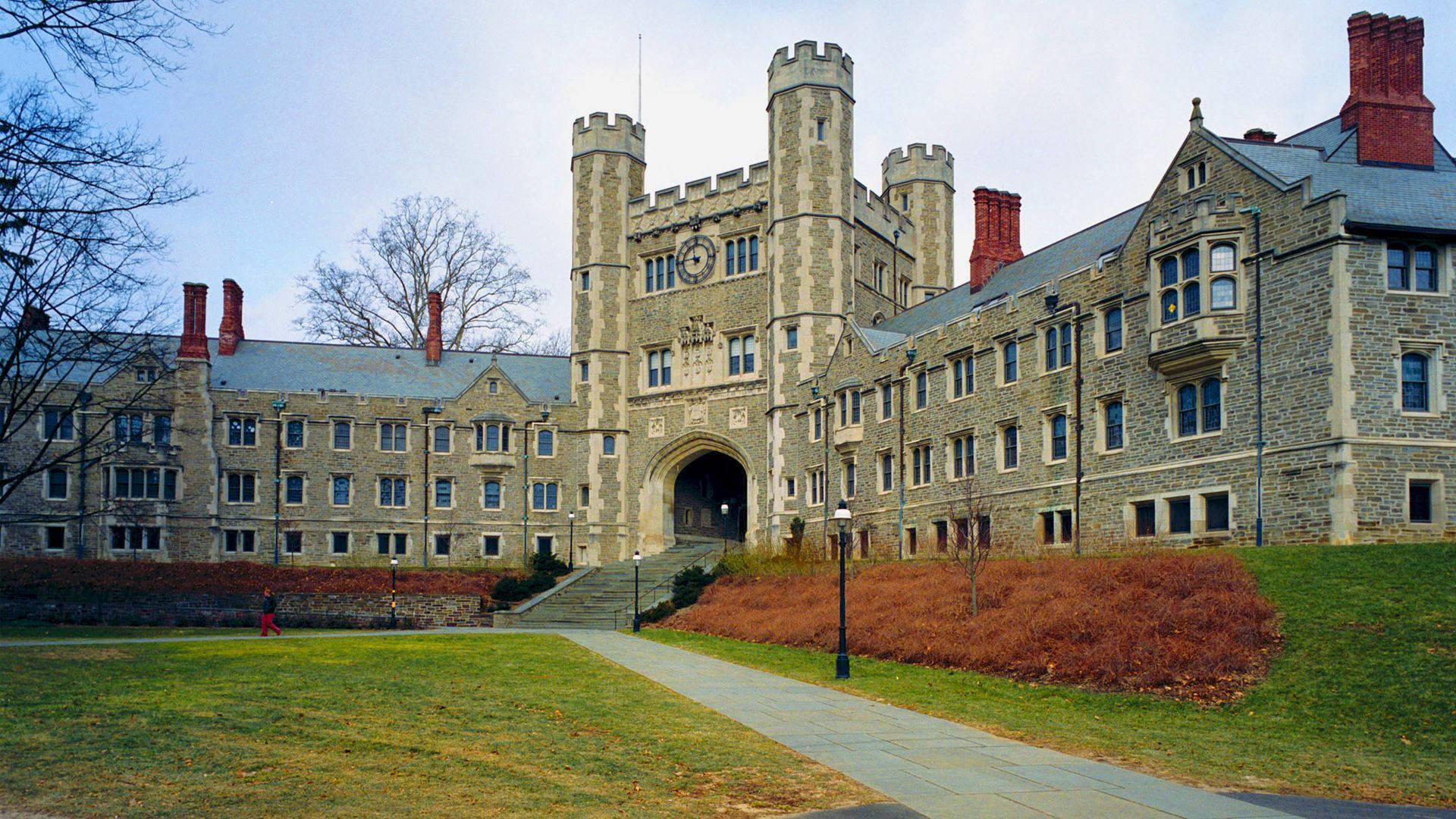 Tall Blair Hall Princeton University Wallpaper