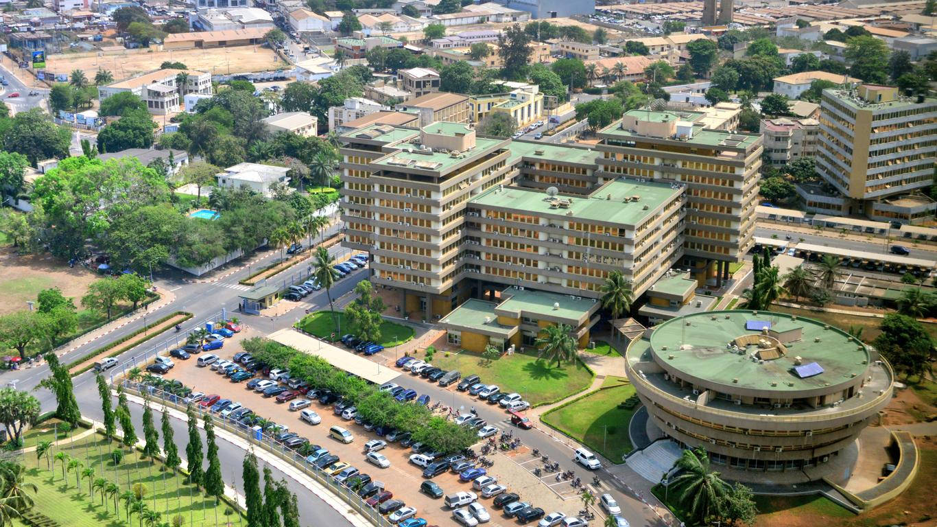 Edificiosaltos De Casef En Togo Fondo de pantalla