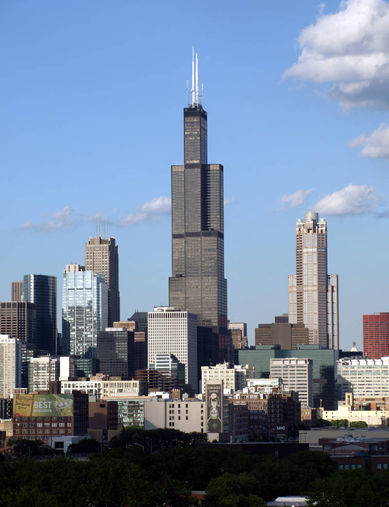 Tall Skydeck Chicago Willis Tower Wallpaper