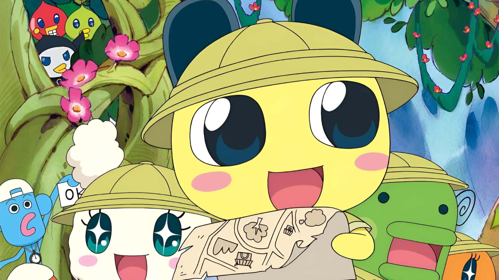 Tamagotchi Adventure Characters Wallpaper