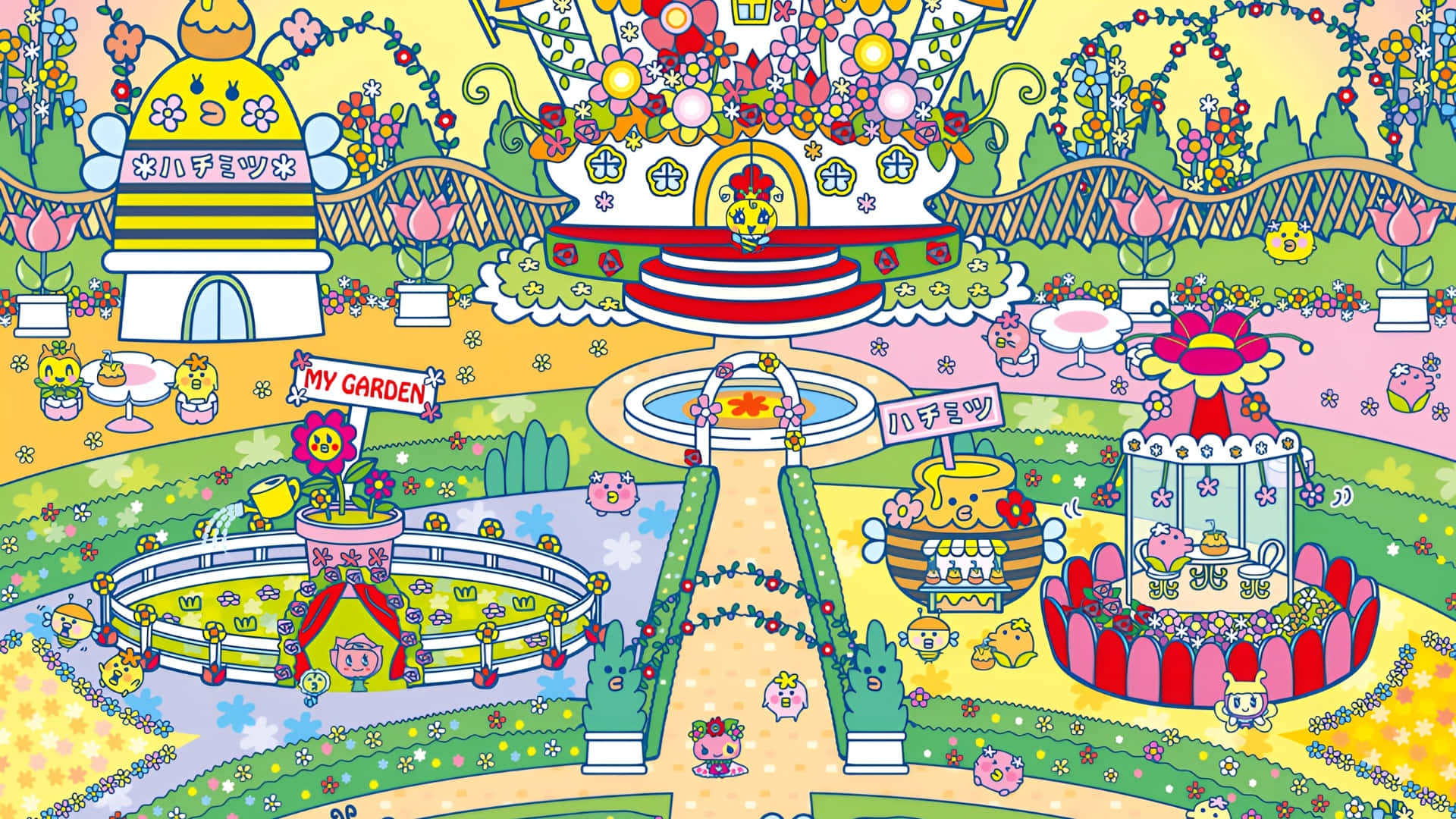 Visión General De Tamagotchi Town Fondo de pantalla