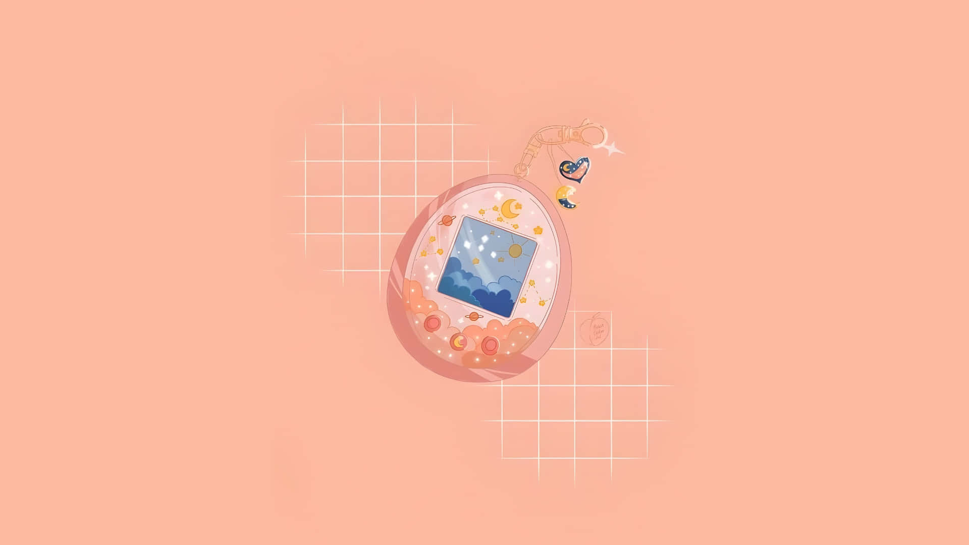 Cuidado De Mascota Virtual Tamagotchi Fondo de pantalla