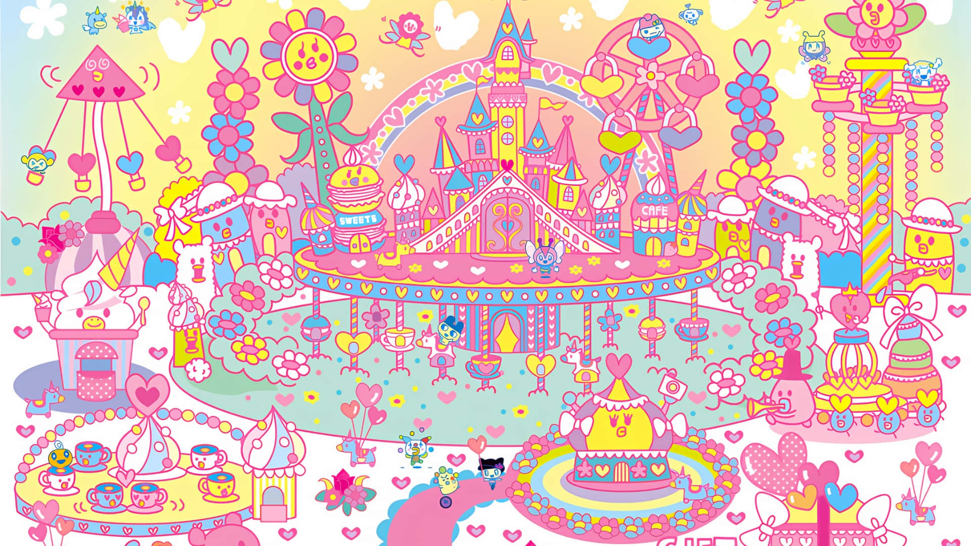 Tamagotchi Virtual World Wallpaper