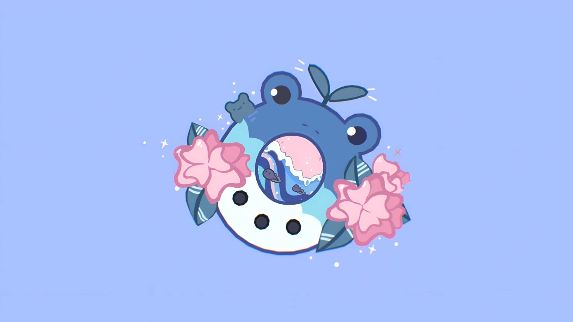 Tamagotchi Water Pet Care Wallpaper