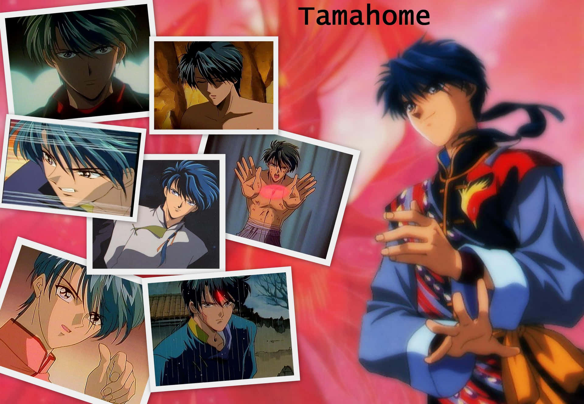 Tamahome Character Collage Wallpaper