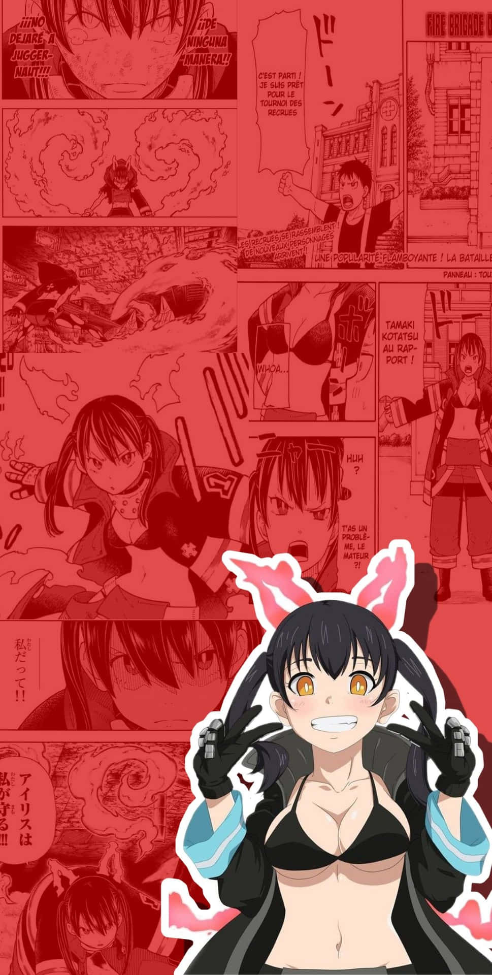 Tamaki Fire Force Manga Wallpaper