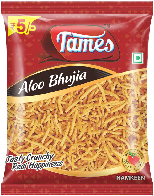 Tames Aloo Bhujia Snack Packet India PNG