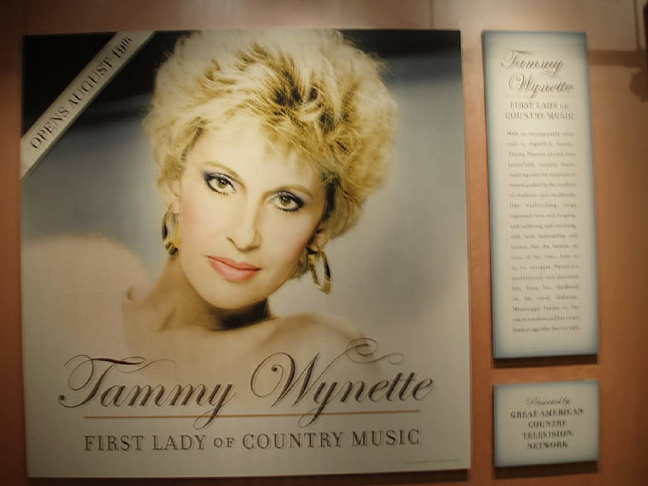 Tammy Wynette First Lady Of Country Music Promotional Poster Wallpaper