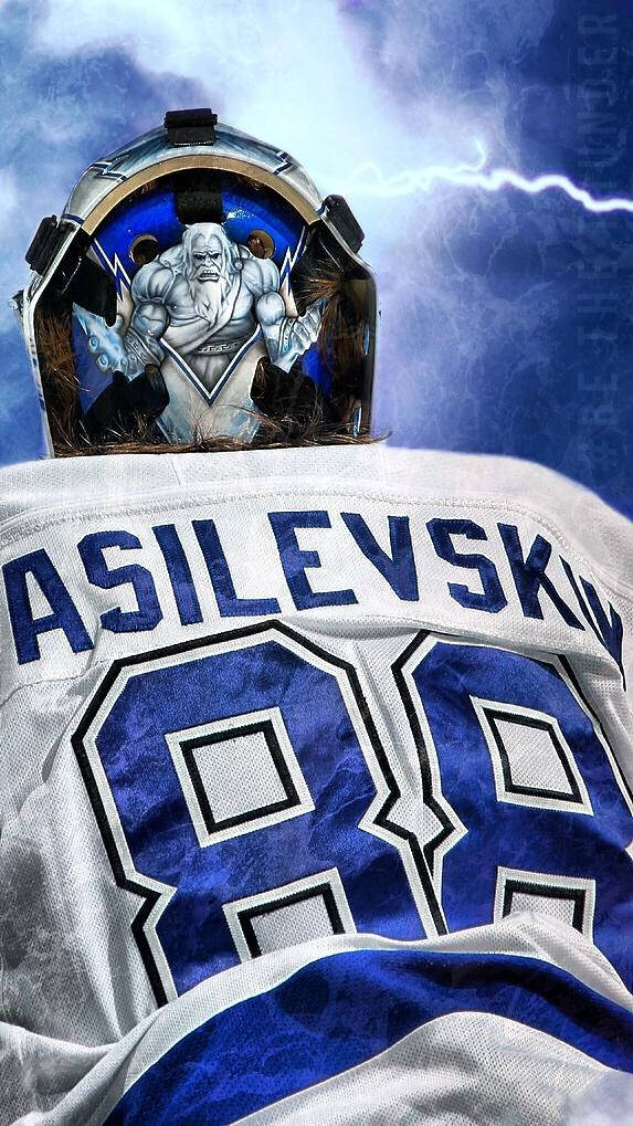 Tampa Bay Lightning Andrei Vasilevskiy Poster Wallpaper