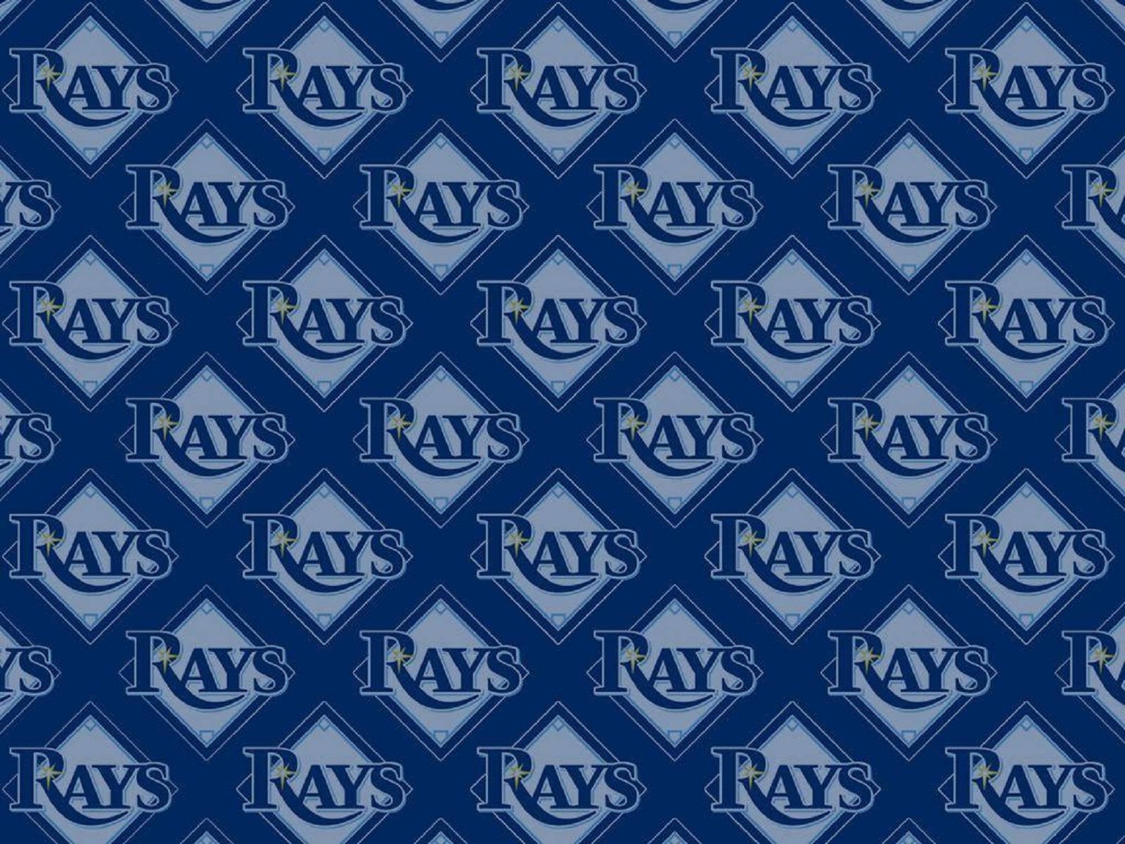 Tampa Bay Rays Blue Pattern Wallpaper