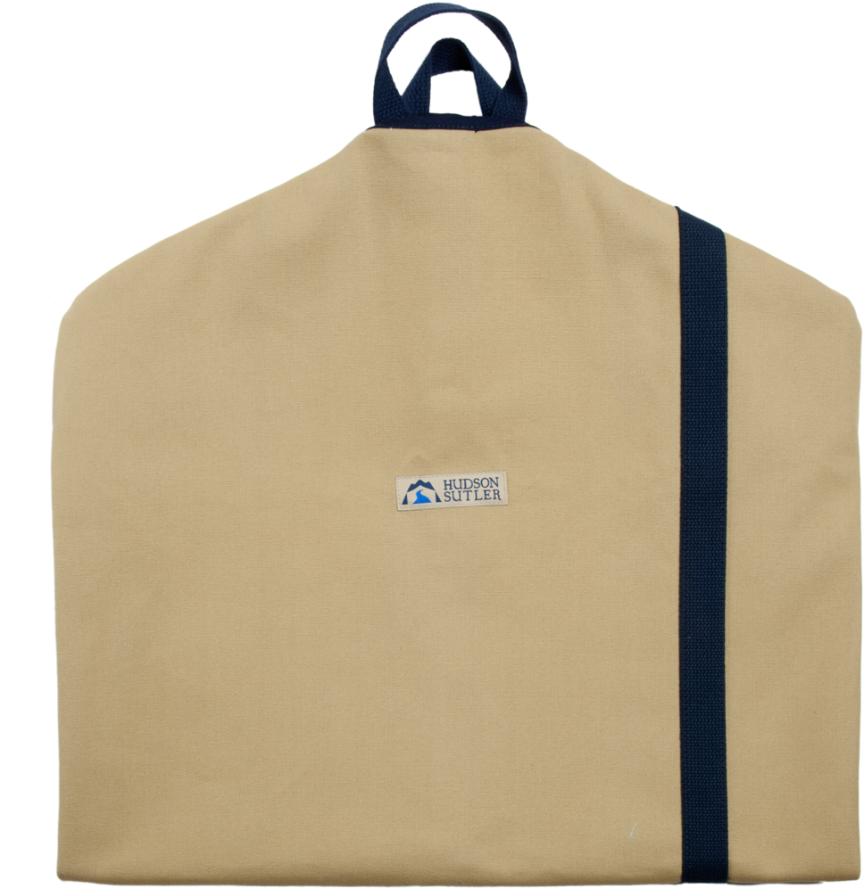 Tan Garment Bagwith Logo PNG