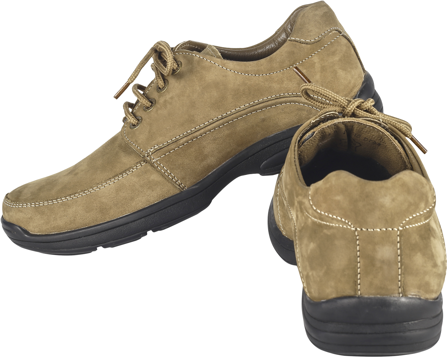 Tan Suede Casual Mens Shoes PNG