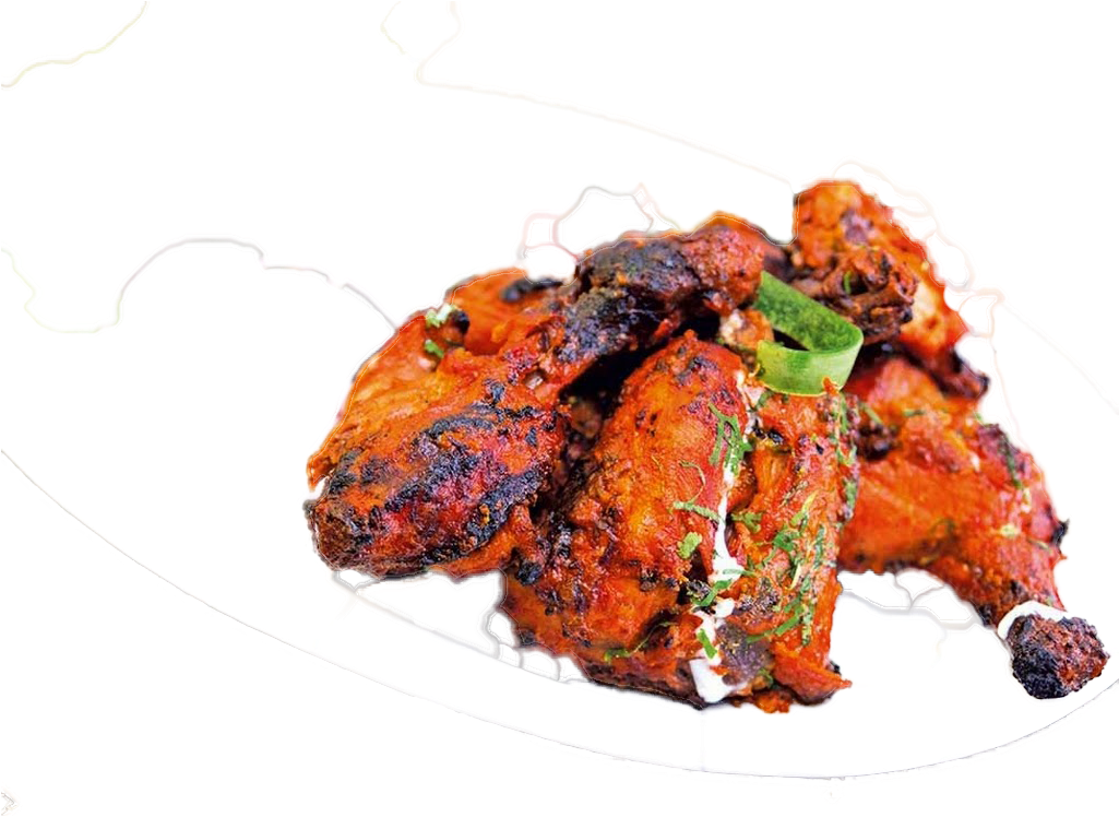 Tandoori Chicken Dish Transparent Background PNG