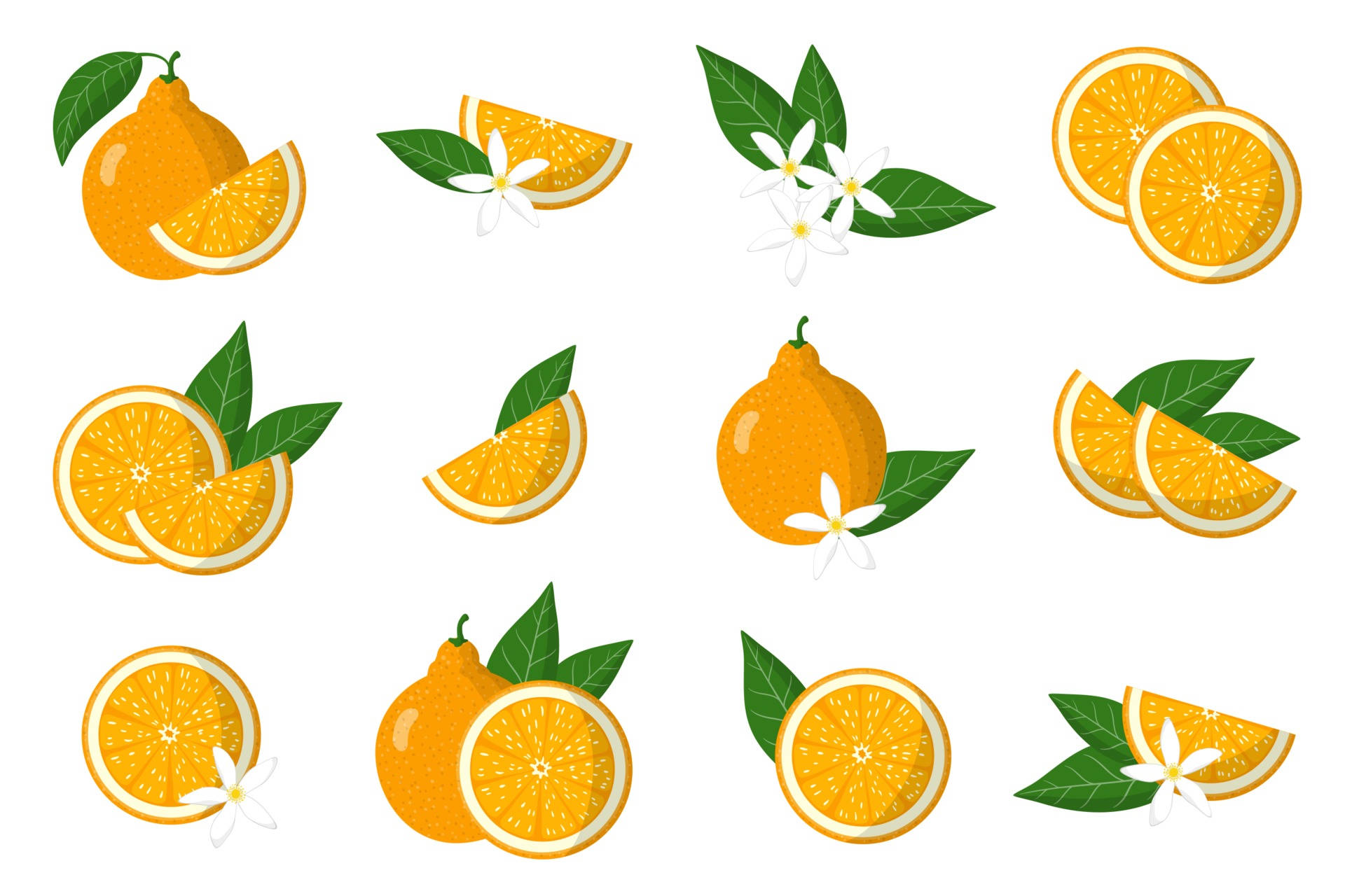 Tangelo Fruits Animation Wallpaper