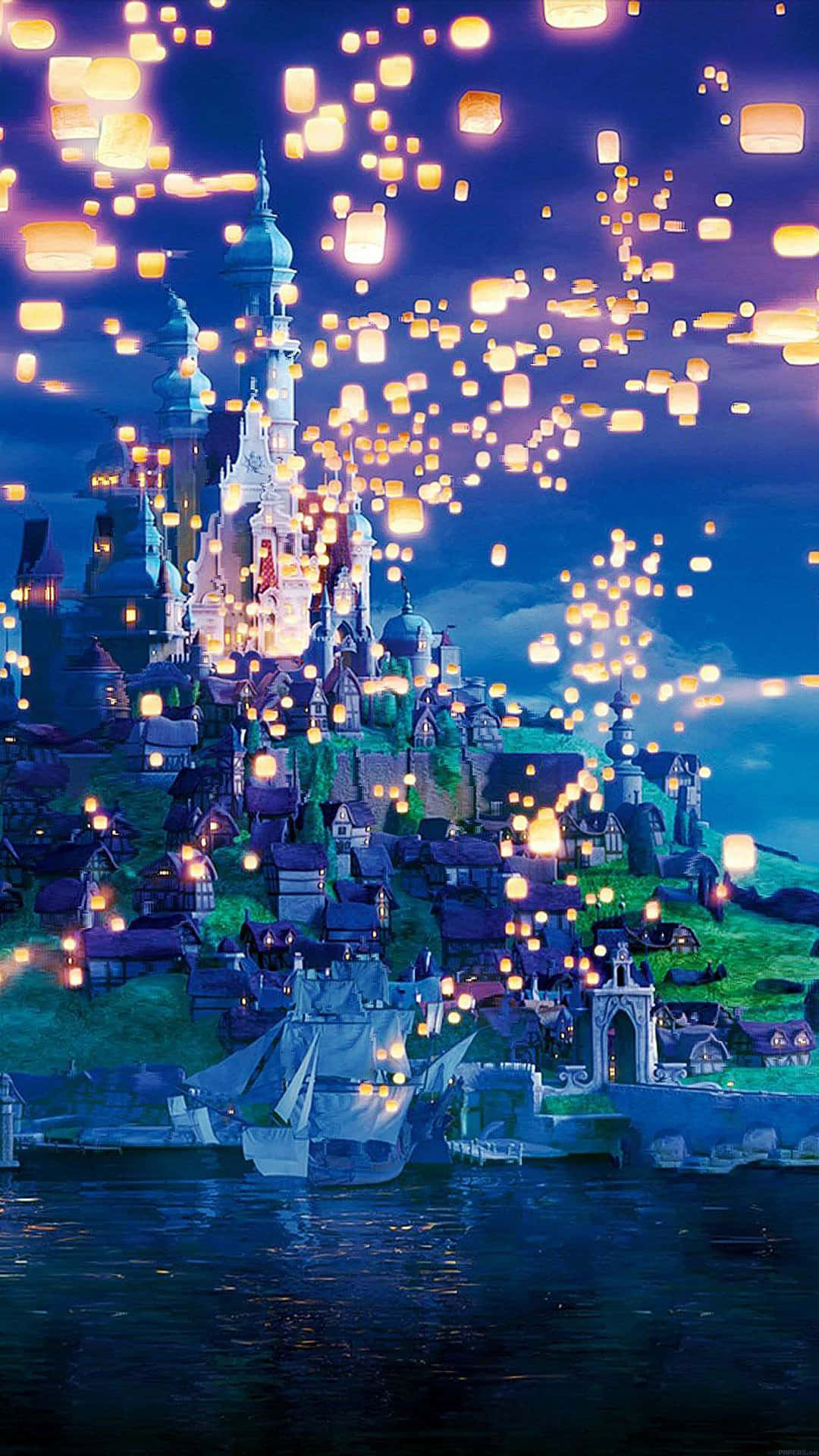 tangled castle lanterns