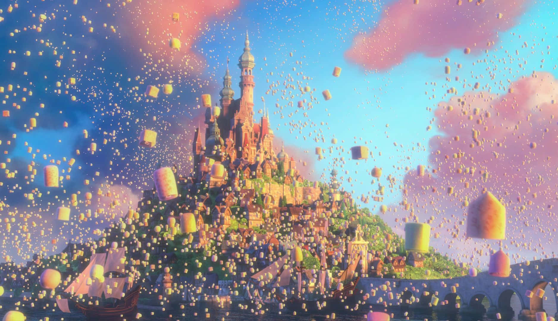 Fådine Historier Til At Komme Til Live Med Rapunzel Fra Disneys Tangled.