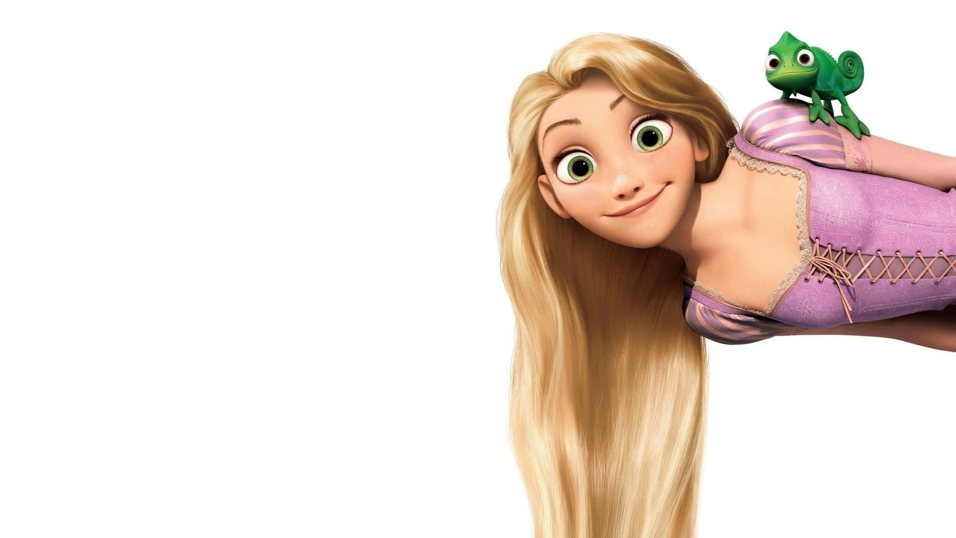 Rapunzeldipinge Una Stella Nel Cielo Notturno Nel Film Disney 