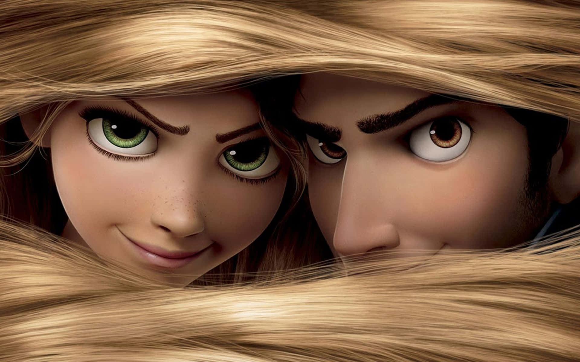 Rapunzelförvandlar Sin Torn Till Livet I Filmen 