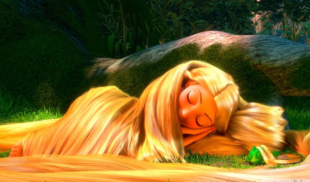 Tangled Rapunzel Sleeping