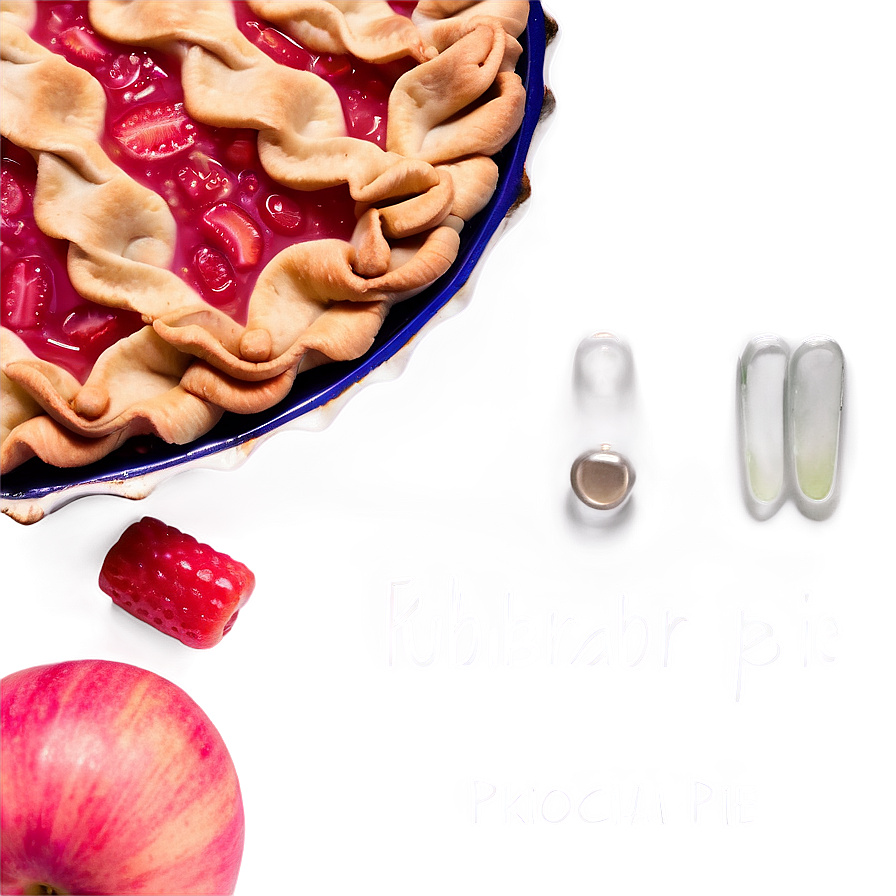 Tangy Rhubarb Pie Png 37 PNG