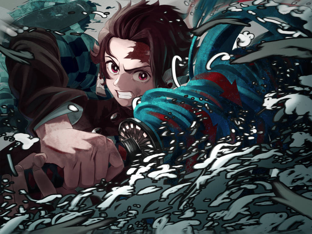 Tanjiro Water Breathing Demon Slayer PFP Wallpaper