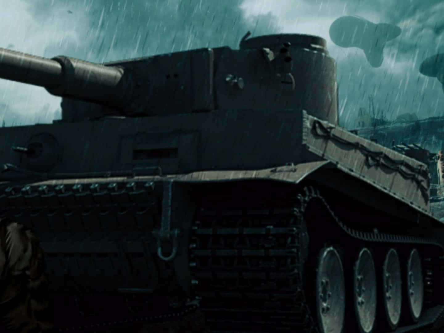 "A Powerful Tank Takes Aim Ready to Take on All Challenges"