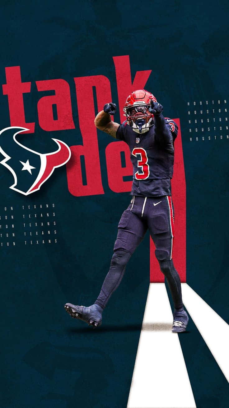 Tank Dell Houston Texans Voetbal Poster Achtergrond