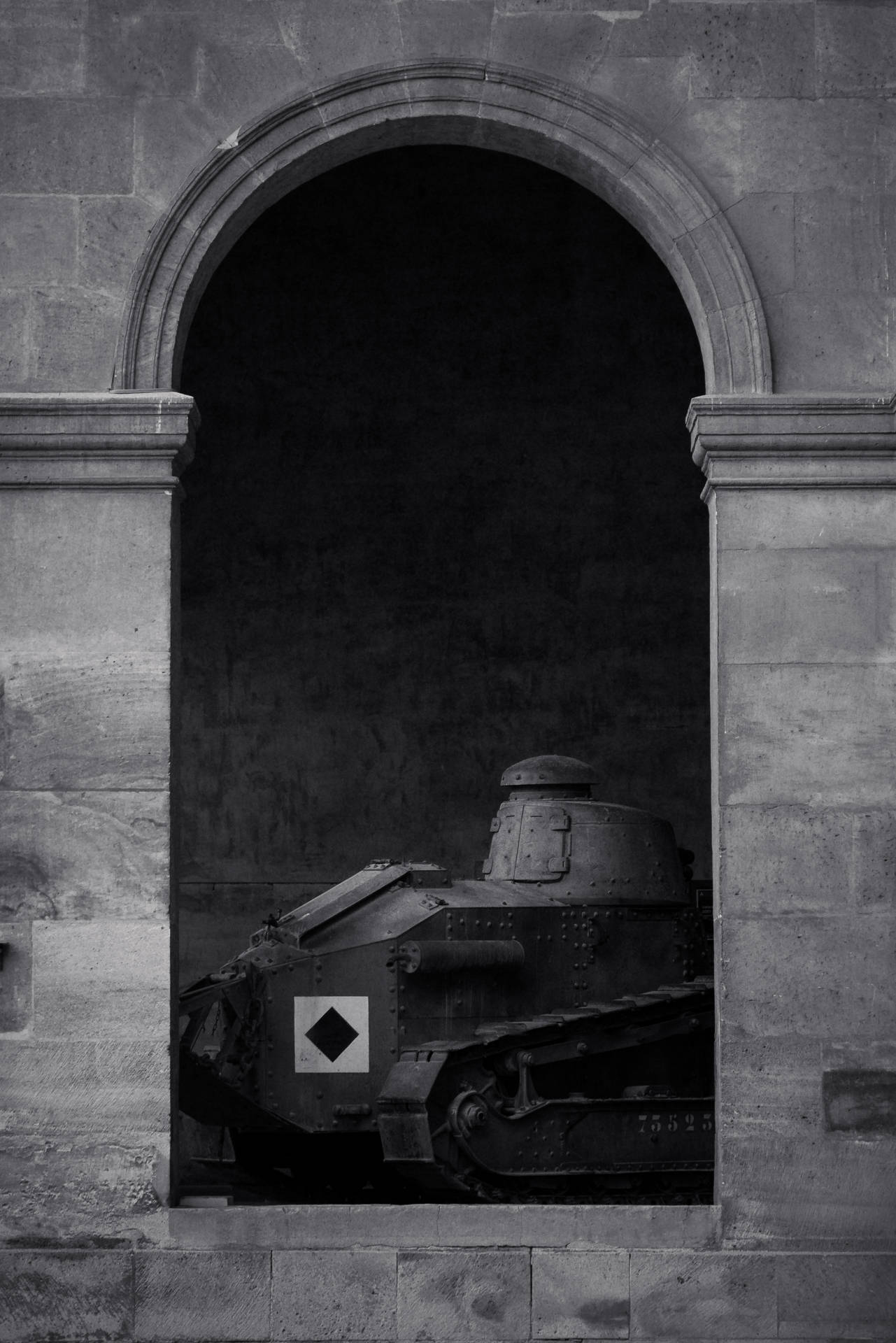 Tank Under An Arch