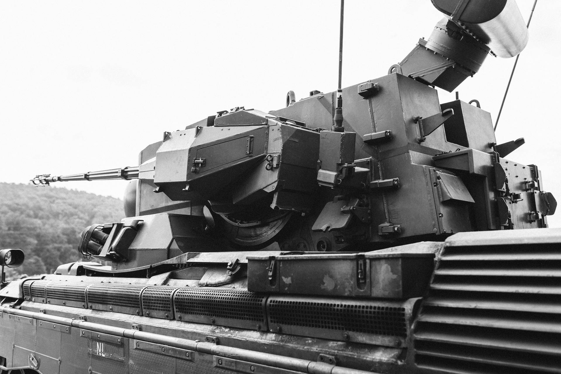 Tank With Modern Main Gun