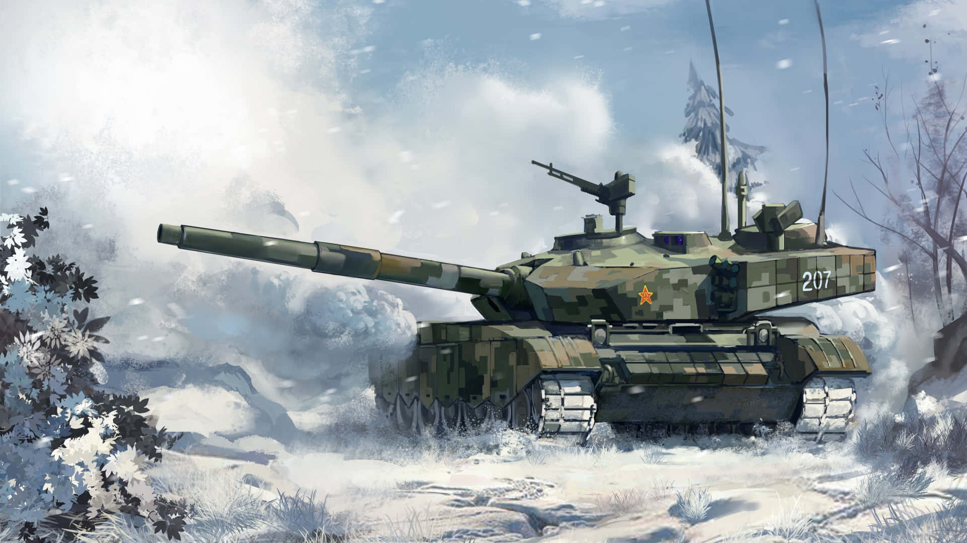 Modern Military Tank