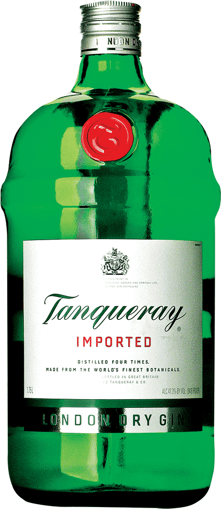 Tanqueray Gin Bottle PNG