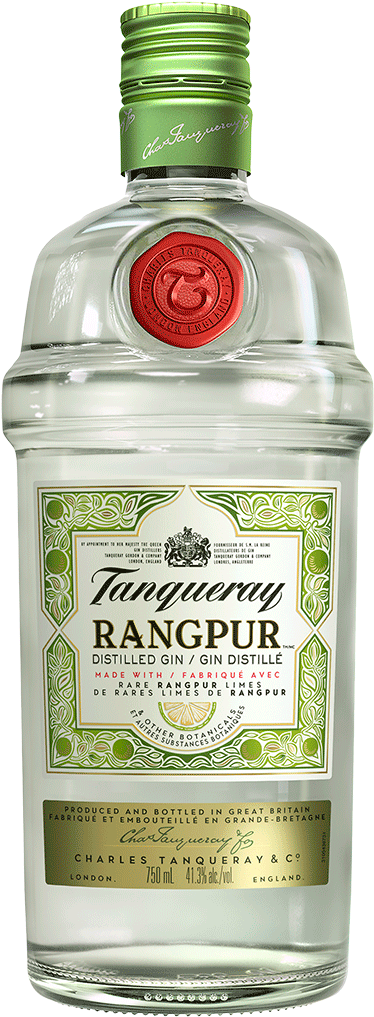 Tanqueray Rangpur Gin Bottle PNG