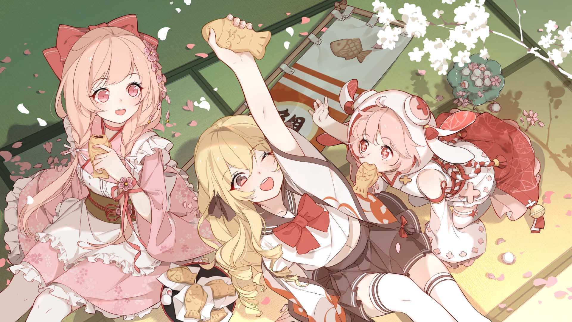 Tantalizing Colorful Dishes Display In Food Fantasy Wallpaper