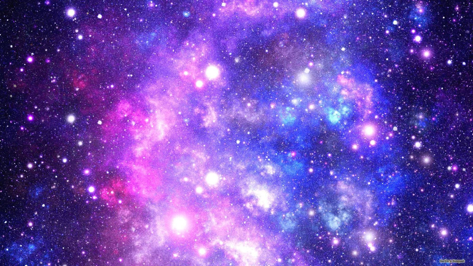 Tantalizing Stars And Cute Galaxy Background