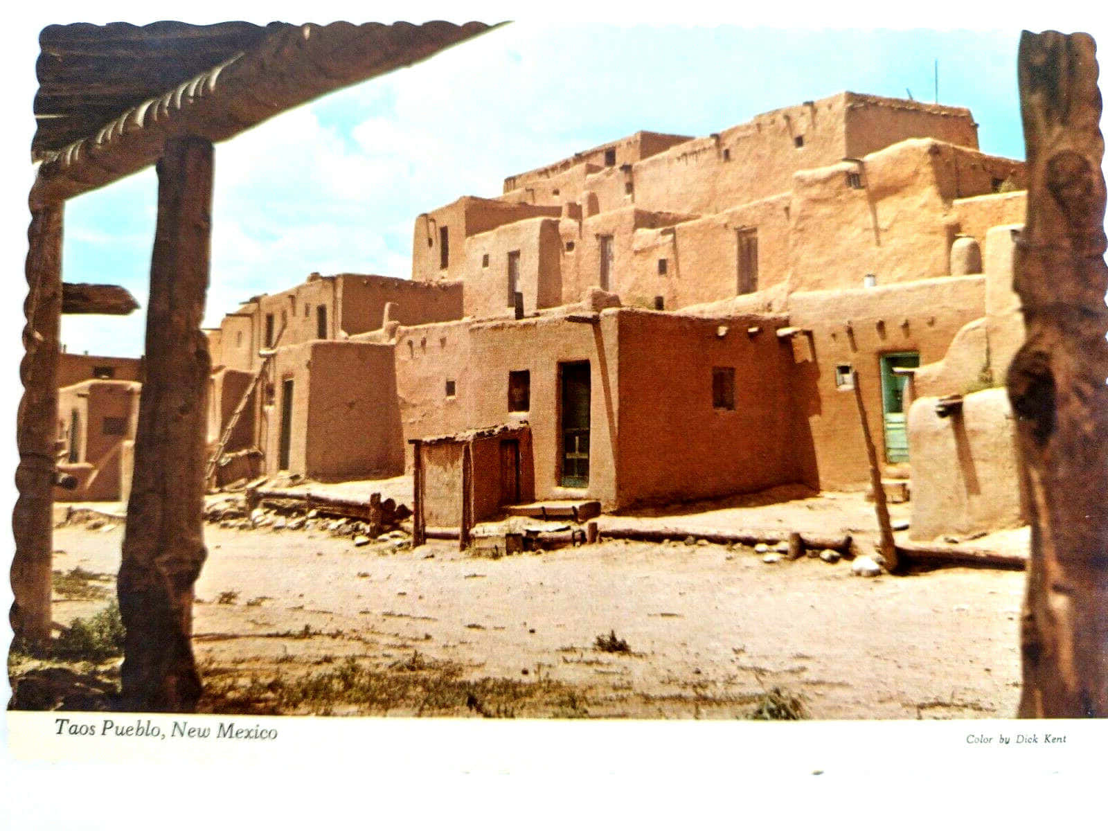 Taos Pueblo On Film Wallpaper