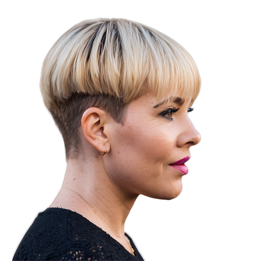 Tapered Karen Haircut Png 06212024 PNG