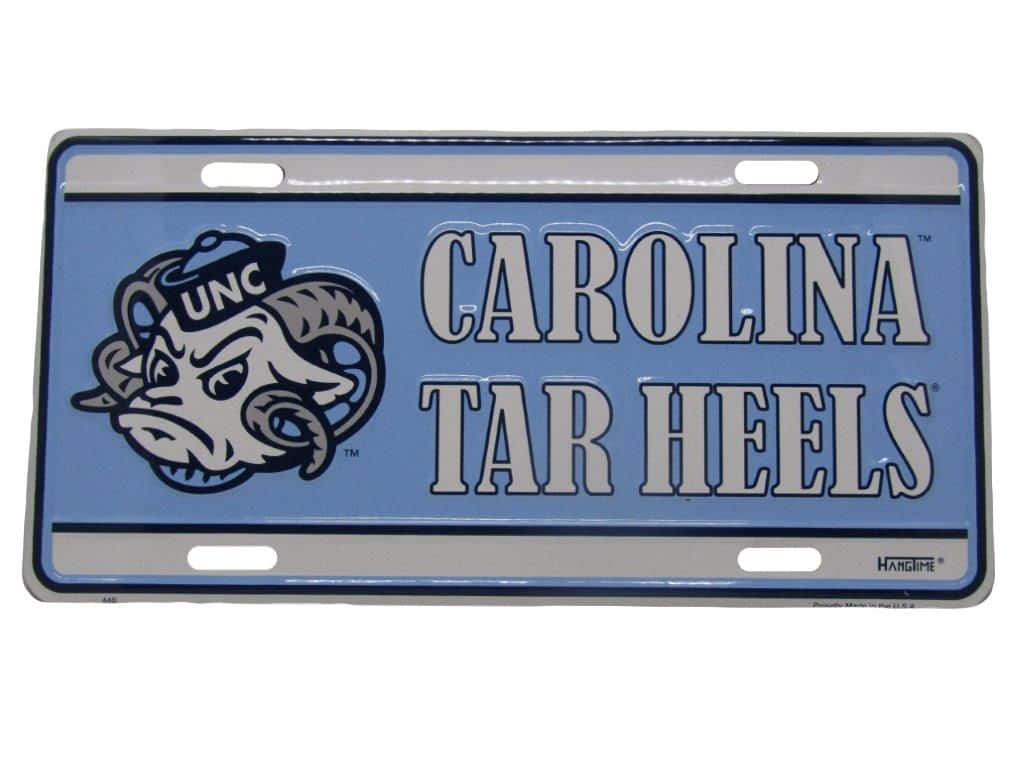 Carolina Tar Heels License Plate Wallpaper