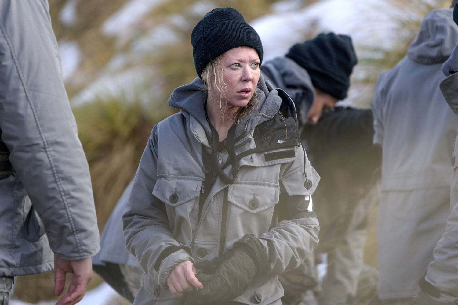 Tara Reid Dans Une Scène D'hiver Fond d'écran