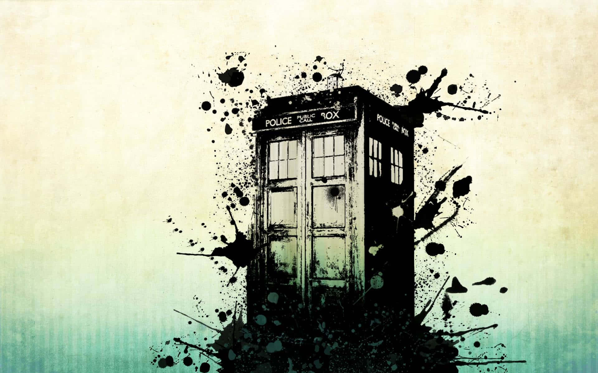 Journey through time and space with the iconic TARDIS Wallpaper