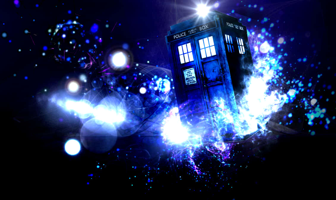 Den mystiske TARDIS Wallpaper