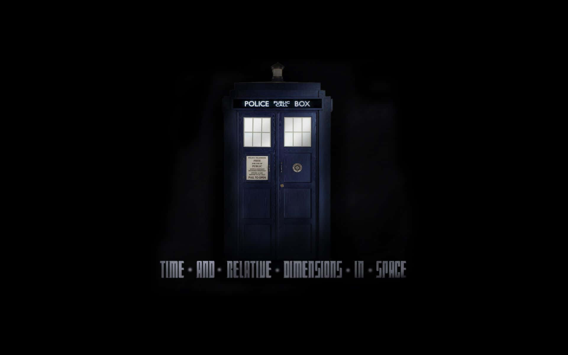A Timeless Journey in the Tardis Wallpaper