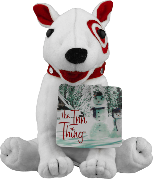 Target Dog Holding Sign PNG