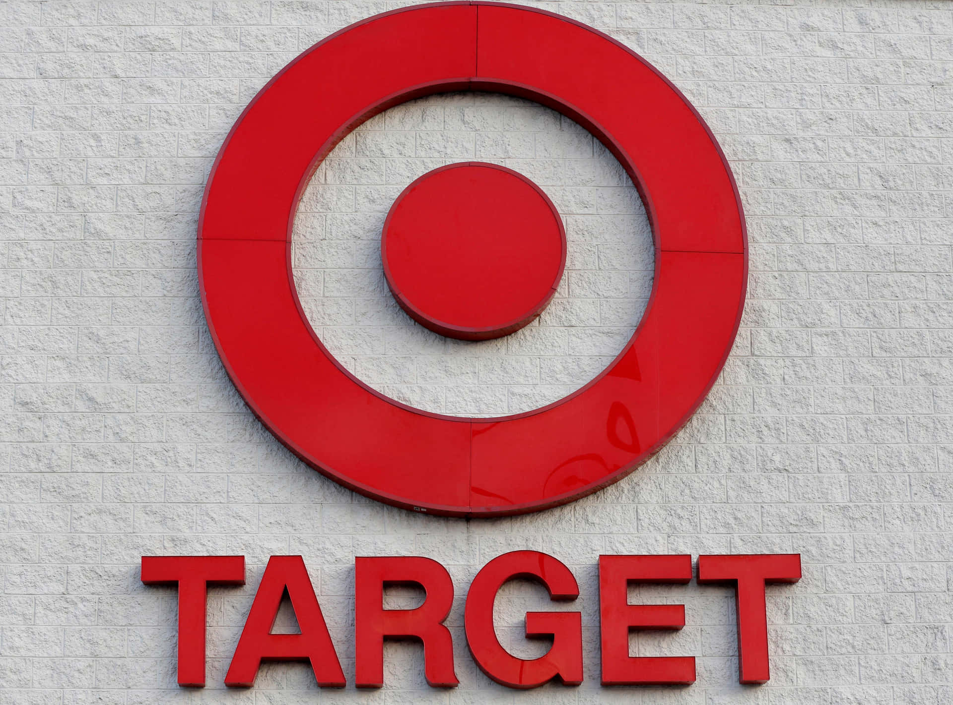 Target Logo On A White Building