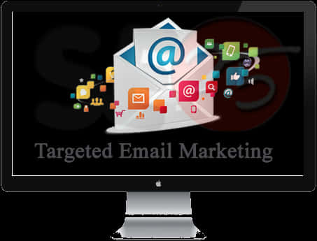 Targeted Email Marketing Concept PNG