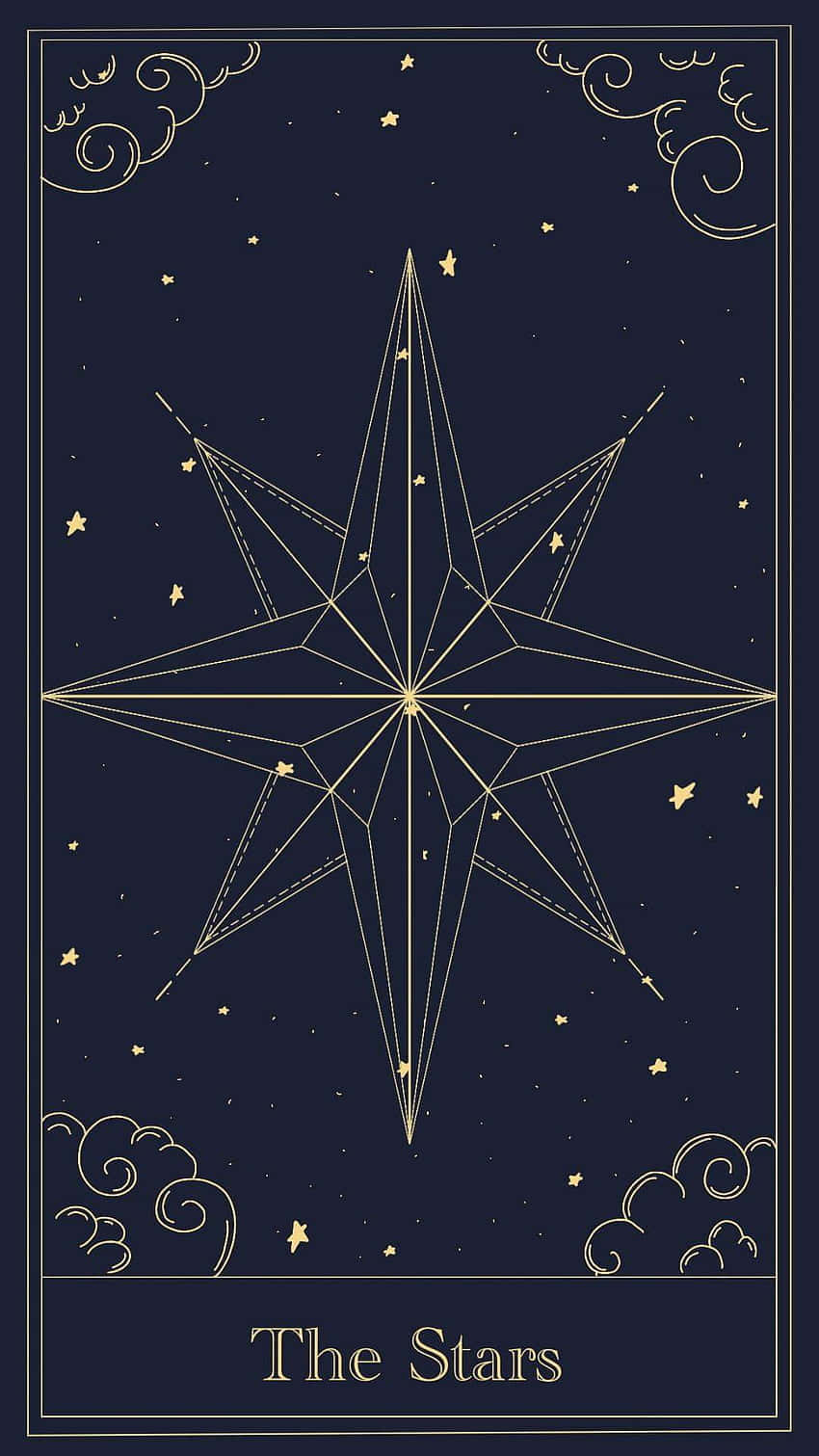 Tarot Card The Stars Aesthetic Wallpaper