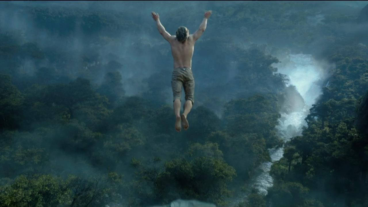 Tarzan Flying Out Wallpaper