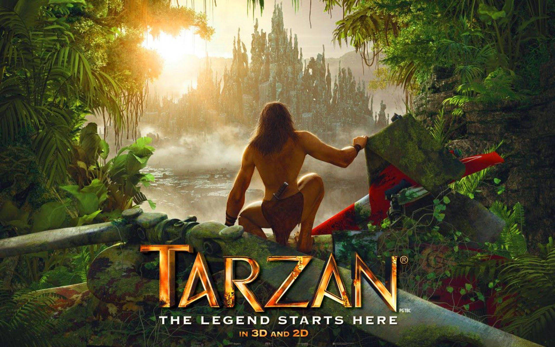 Tarzanlegenden Börjar Här. Wallpaper