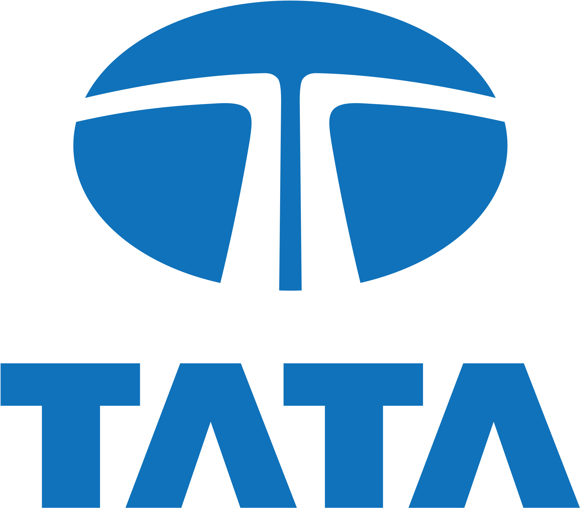 Tata Group Logo Blue Background PNG