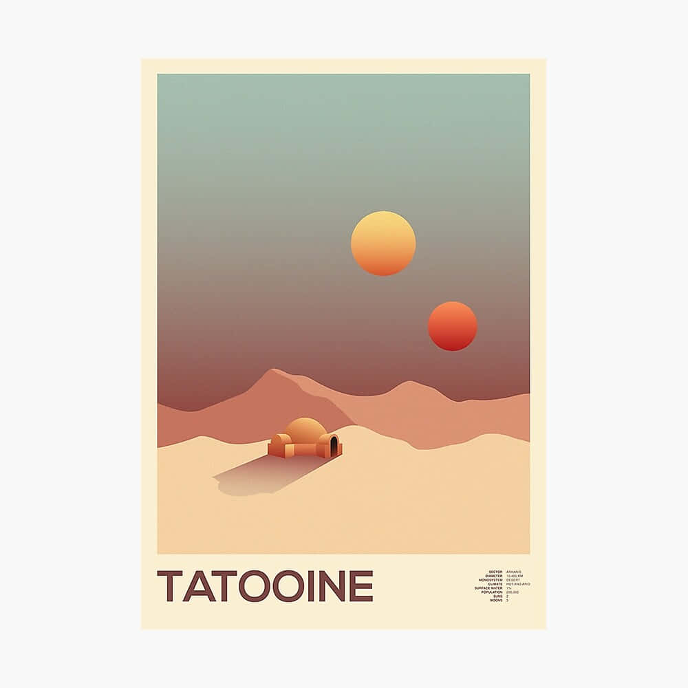 Looking Outwards, a View of Tatooine Wallpaper